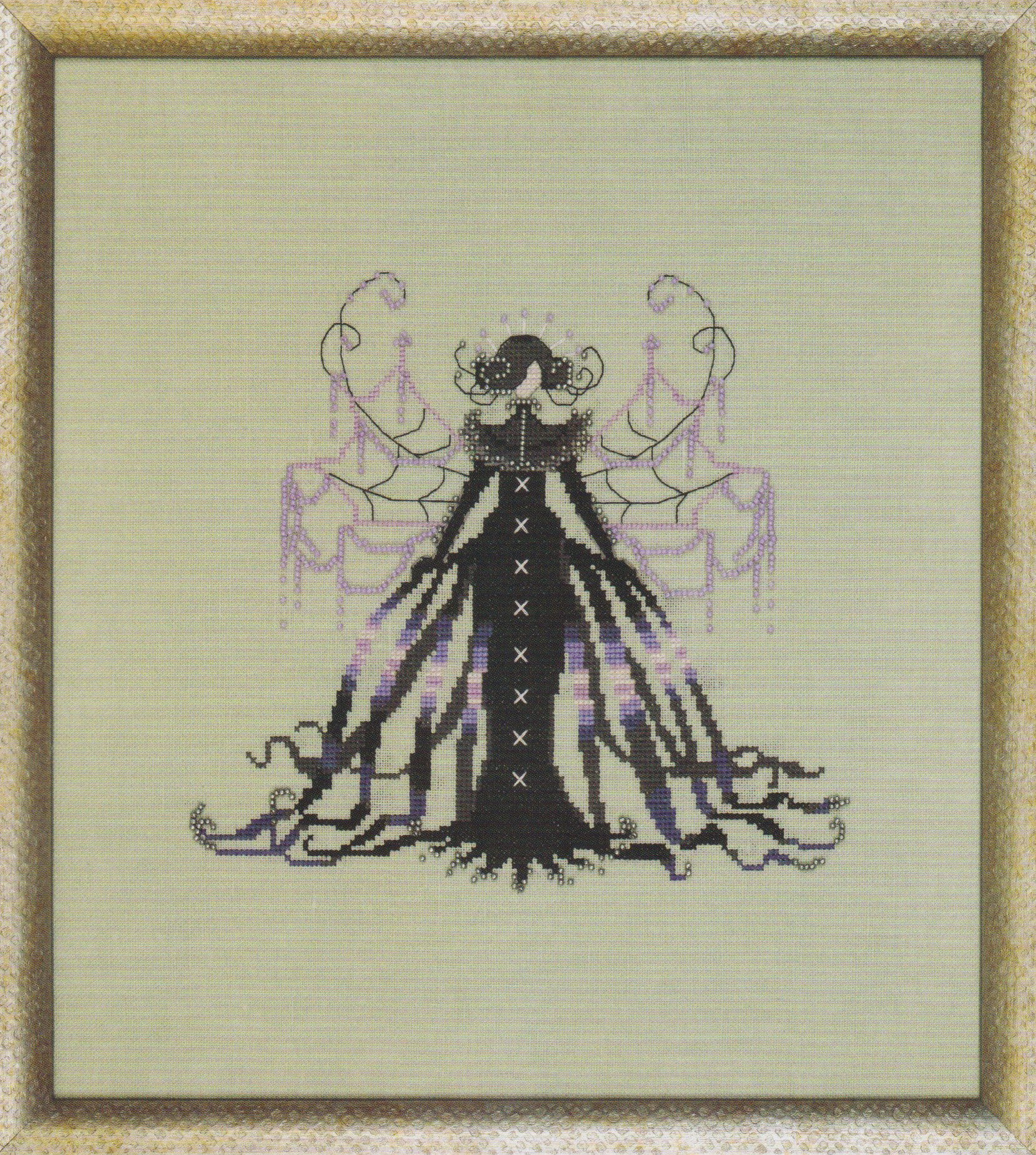 Miss Spider - Fluttering Fashion - Cross Stitch Pattern