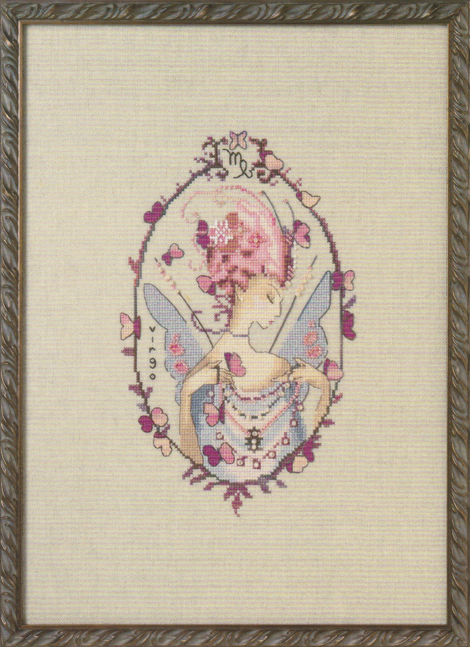 Virgo - Zodiac Girls - Cross Stitch Pattern
