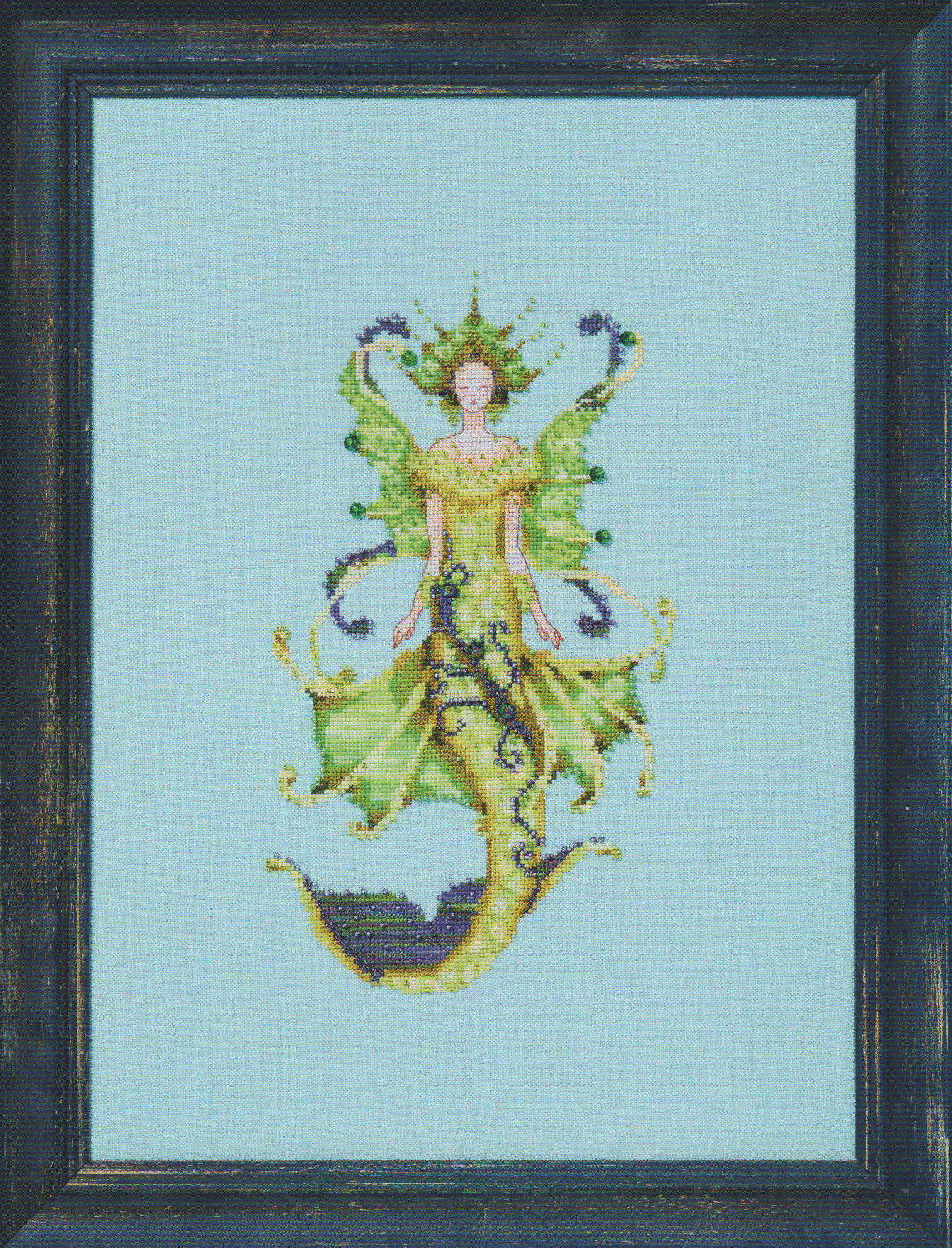 Indian Ocean Mermaid - Cross Stitch Pattern