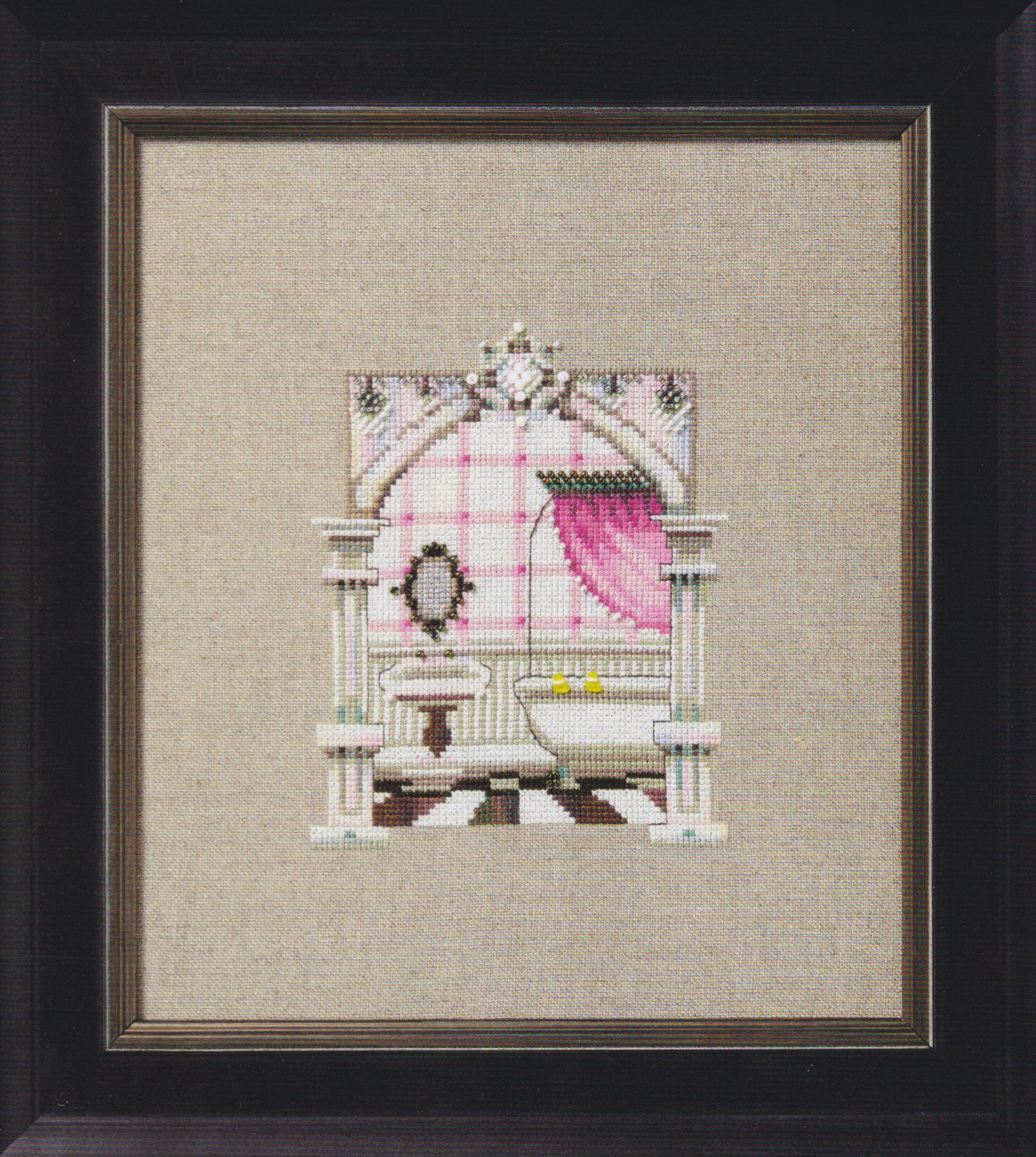Powder Room - The Doll House - Cross Stitch Pattern