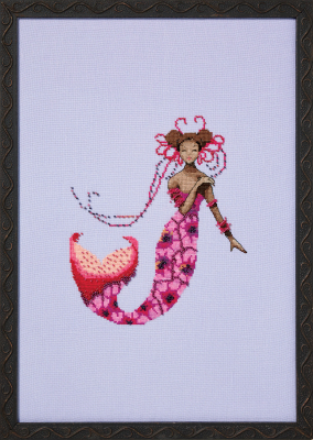Saint Lucia Mermaid - Nora Corbett Cross Stitch Pattern
