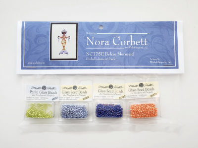Belize Mermaid - Nora Corbett Embellishment Pack, zoomed in. Select this picture to zoom back out.