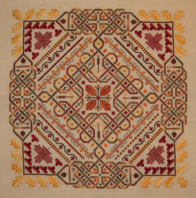 Celtic Leaves - Cross Stitch Pattern