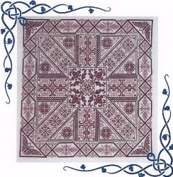 Shades of Wine - Cross Stitch Pattern