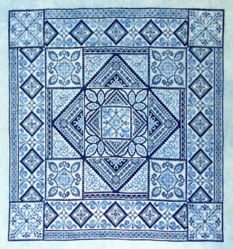 Shades Of Blue - Cross Stitch Pattern