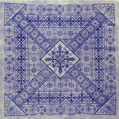 Shades of Indigo - Cross Stitch Pattern