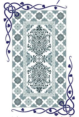 Tapestry in Teal - Cross Stitch Pattern