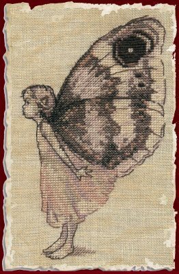 Le Papillon (The Butterfly) - Cross Stitch Pattern