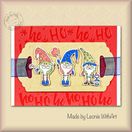 Christmas Gnome - Candystick - Stamp And Die