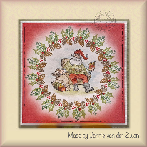 Pinecones & Berries - Craft Stamp 