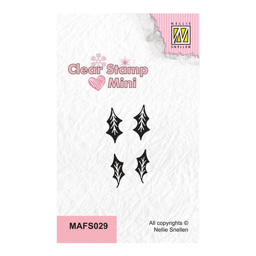 Holly Leaves - Craft Stamp 