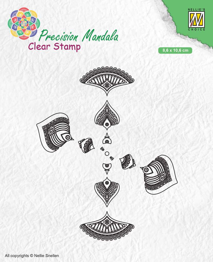 Mandala 2 - Nellie's Choice Clear Stamp
