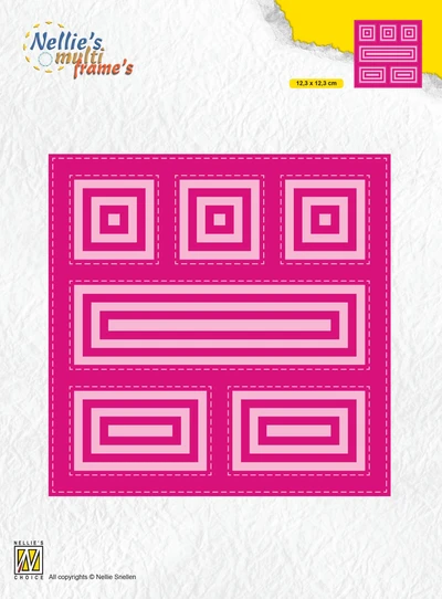 Square Multiframe Block Die - Craft Die