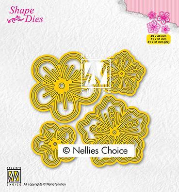 Set of Flowers - Craft Die