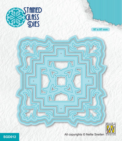Square Flower Ornament 2 - Craft Die