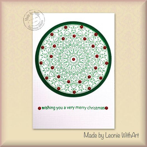 Christmas Trees - Stamping Dies Round