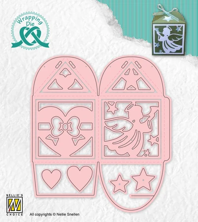 Tealight Box with Angel - Gift Box 12 - Wrapping Craft Die
