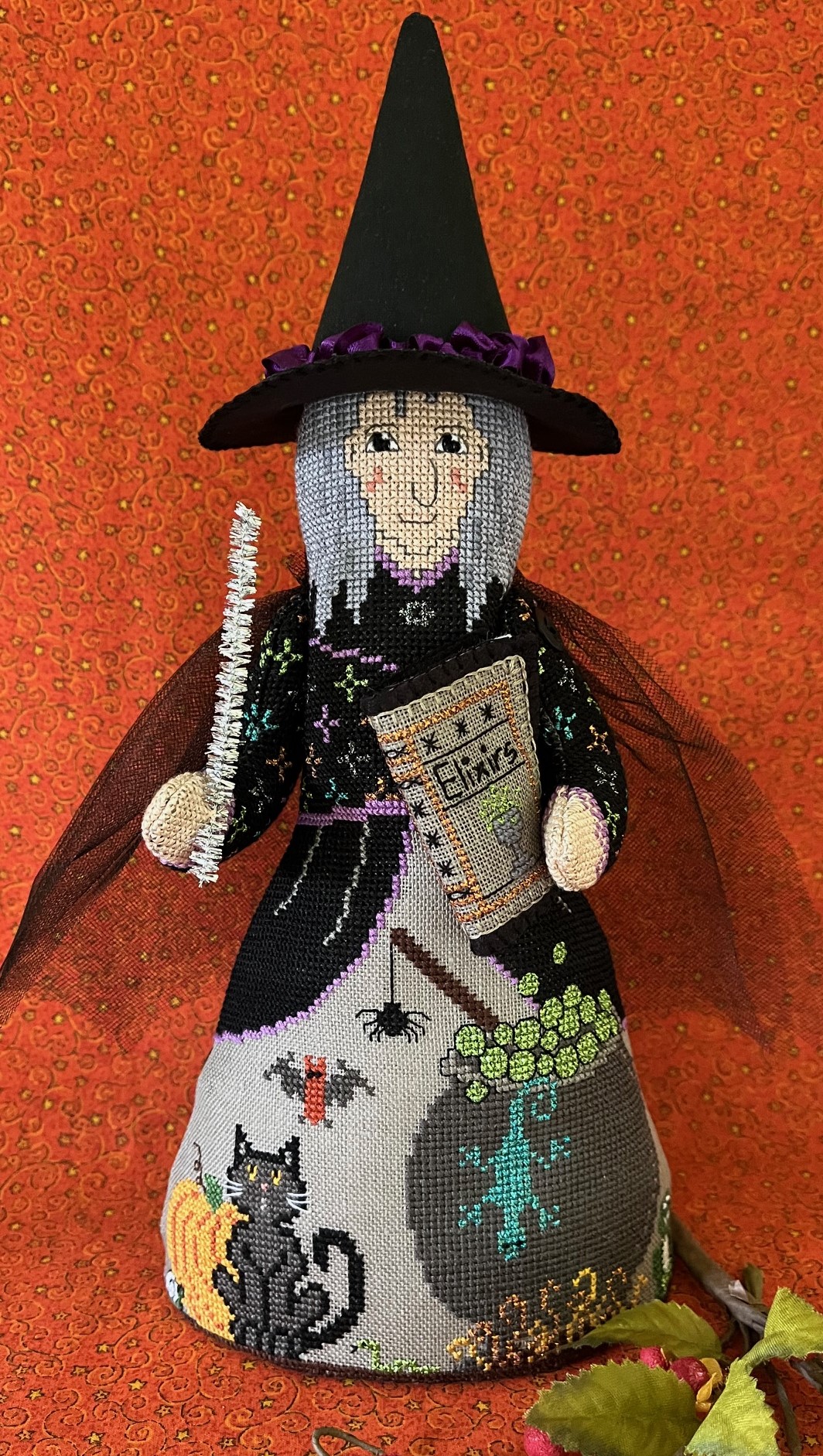 Midnight Magic - Halloween Cross Stitch Pattern