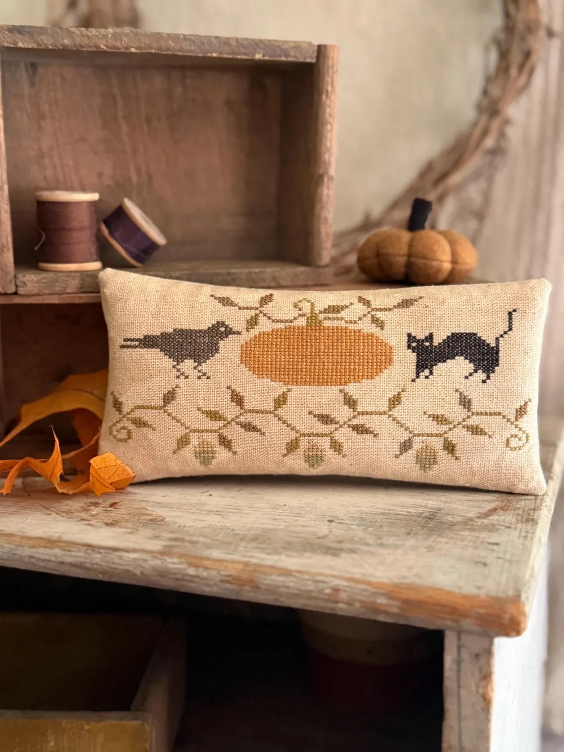 Pumpkin Playtime - Halloween Cross Stitch Pattern