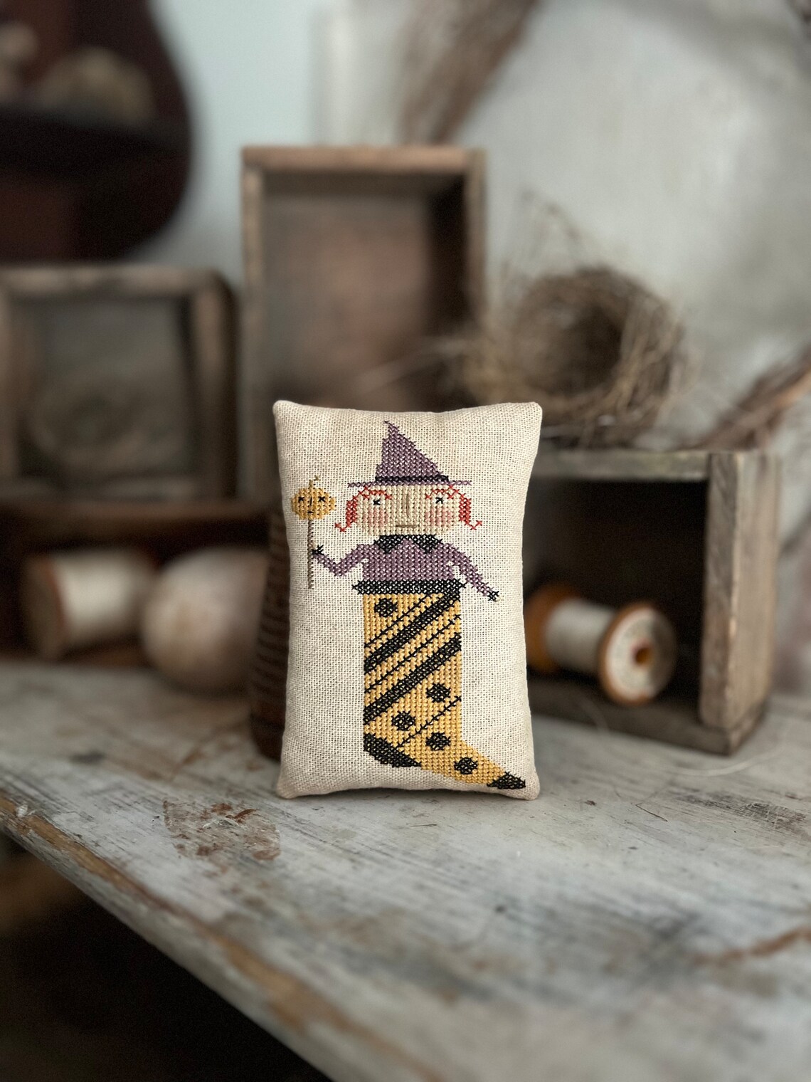 Witch Hazel - Halloween Cross Stitch Pattern