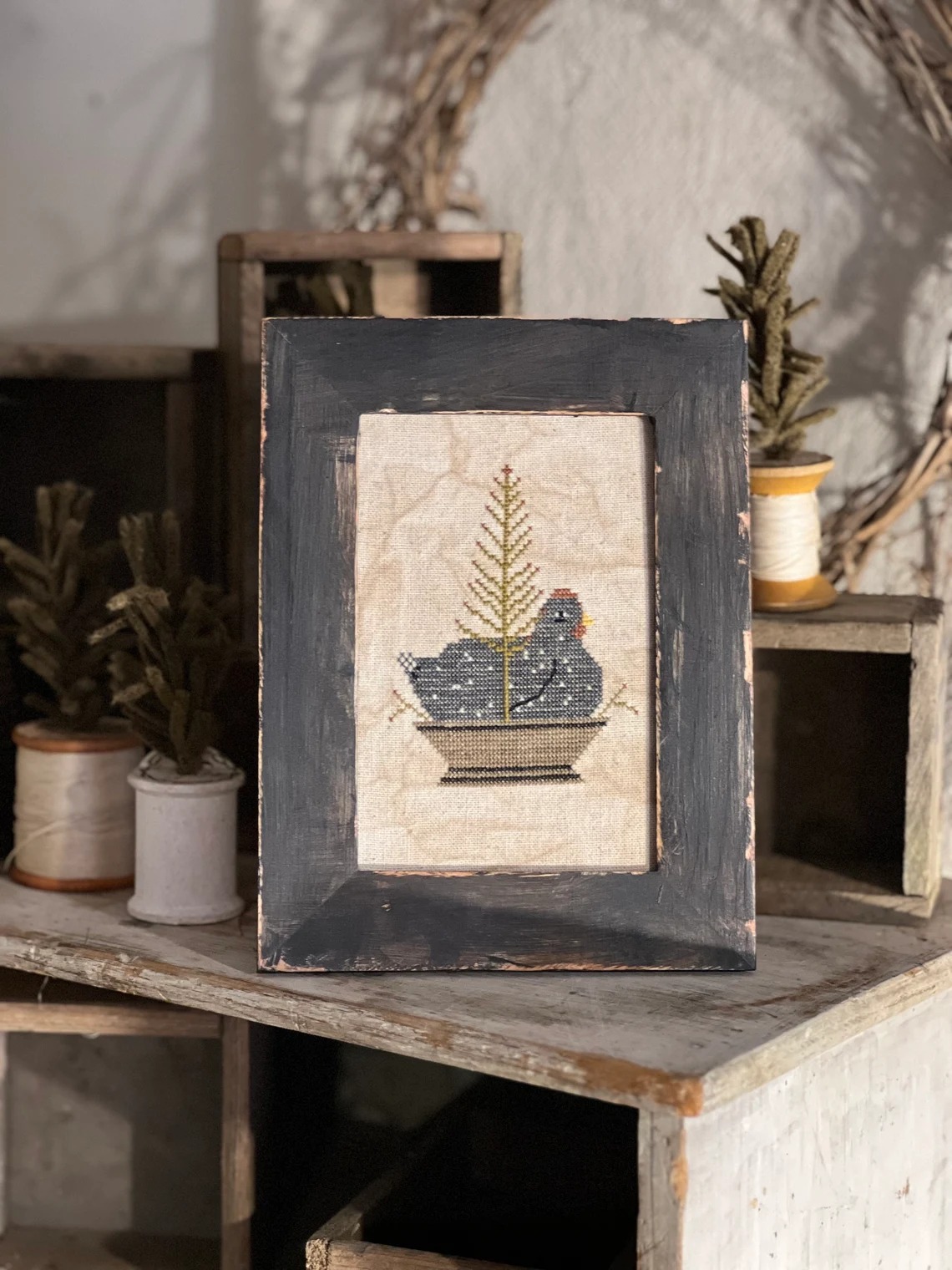 Merry Chickmas - Christmas Cross Stitch Pattern