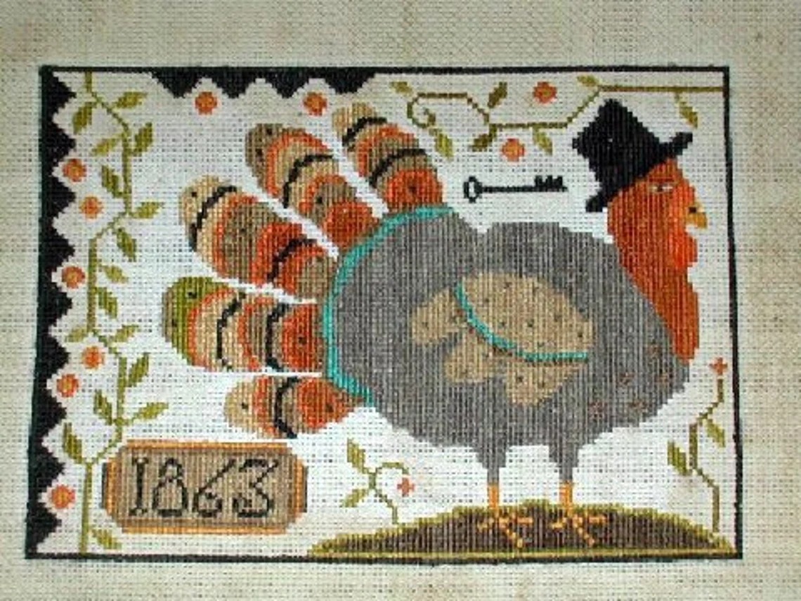 Thomas - Thanksgiving Cross Stitch Pattern