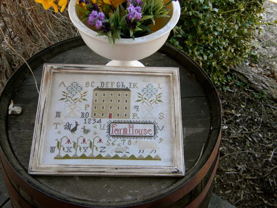 Spring Farmhouse - Cross Stitch Pattern