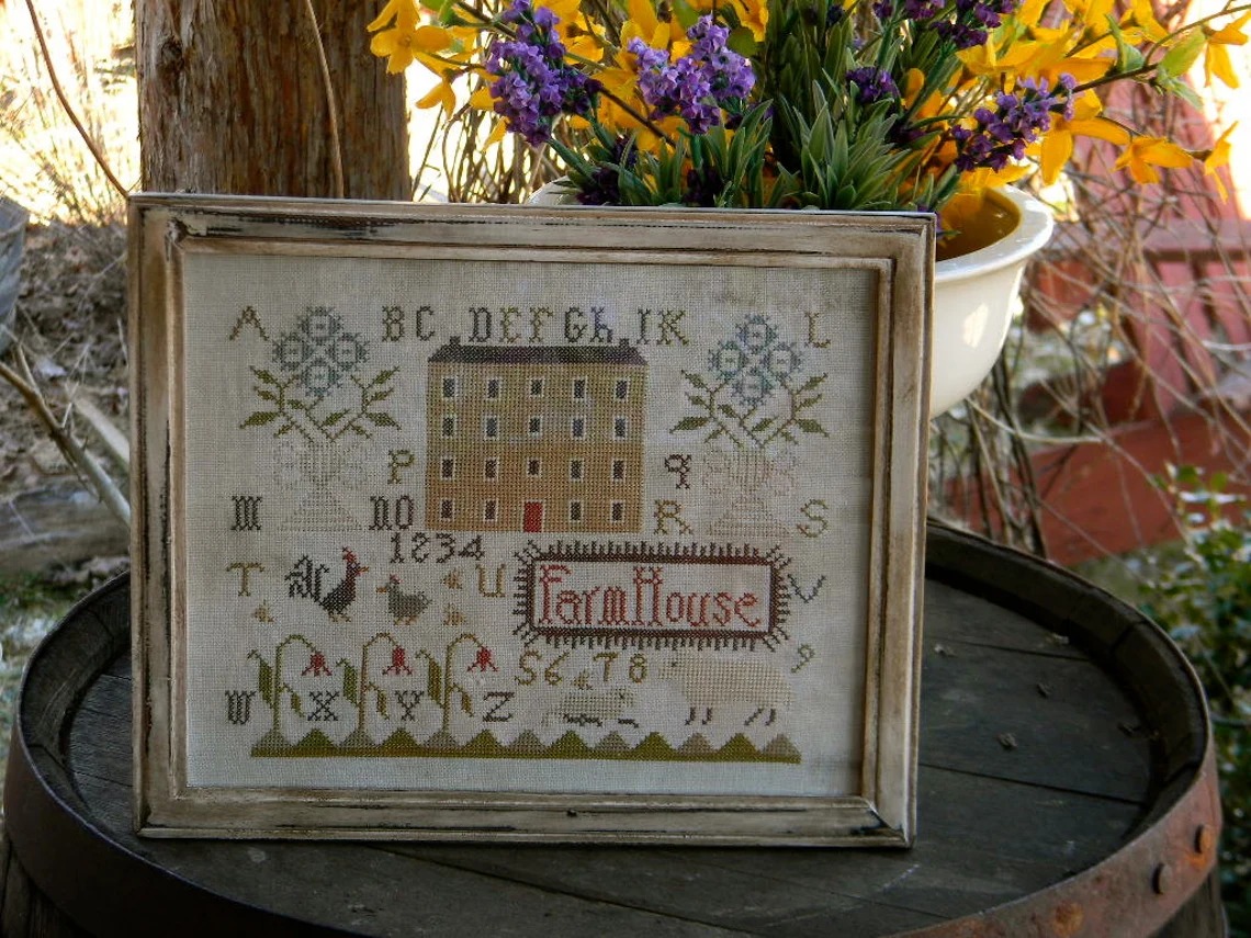Spring Farmhouse - Cross Stitch Pattern