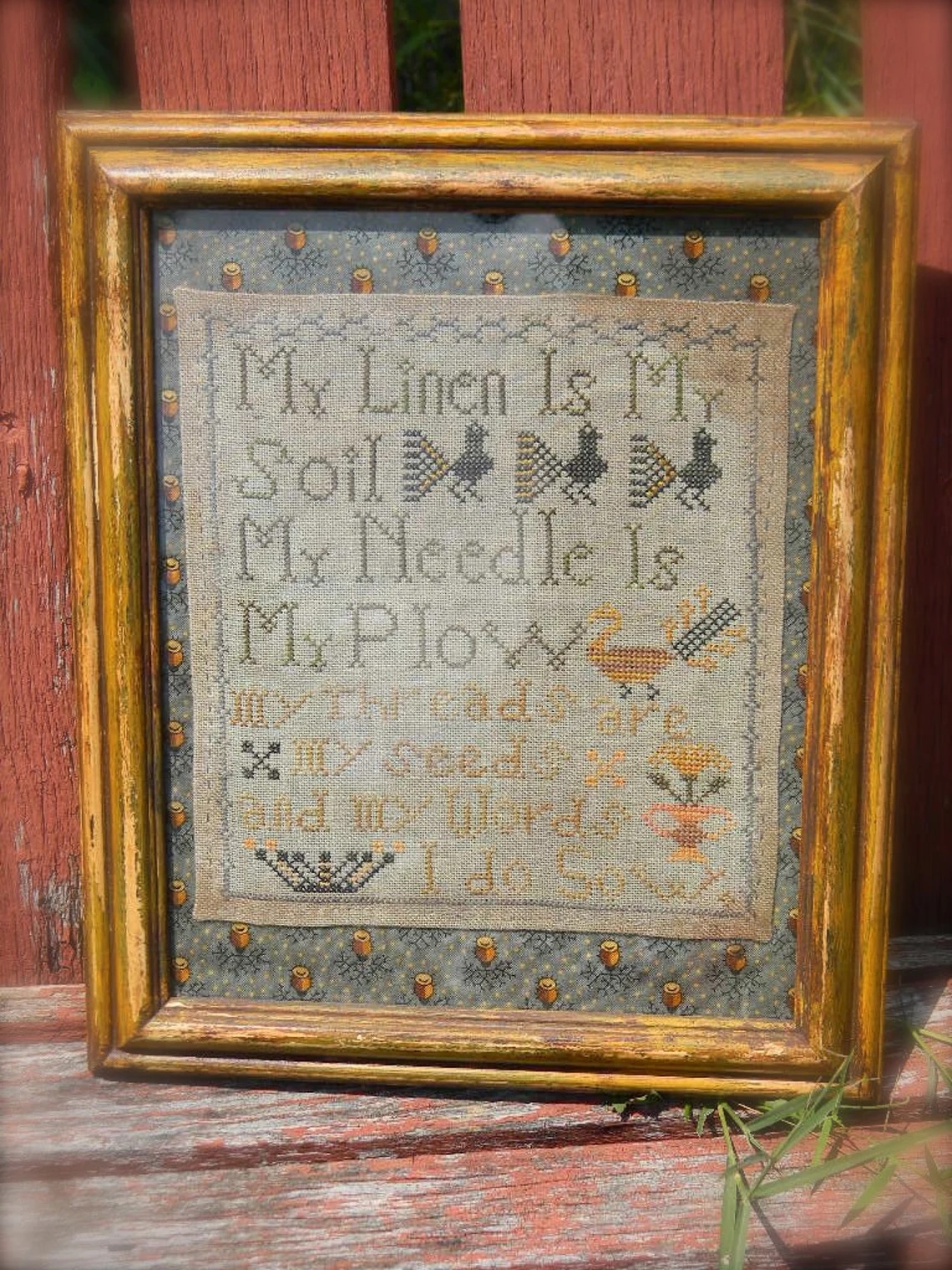 The Sowing Sampler - Cross Stitch Pattern