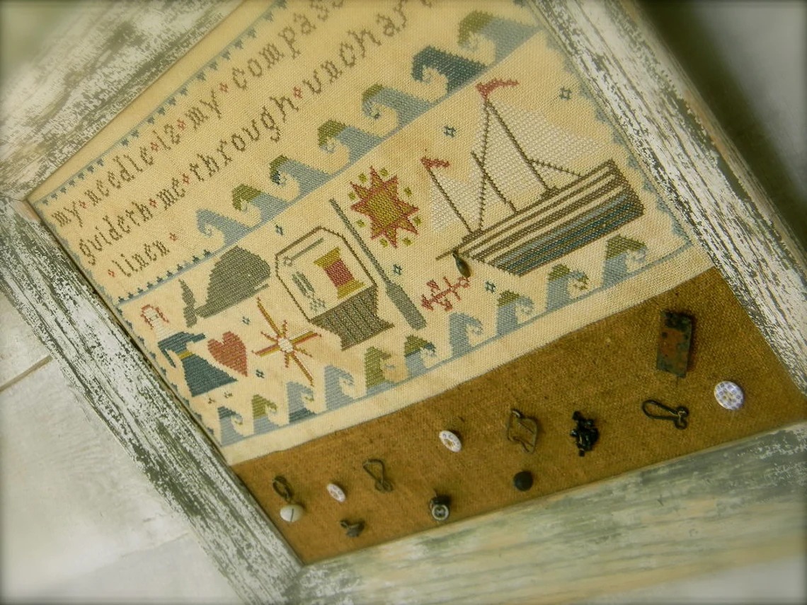 Uncharted Linen - Cross Stitch Pattern