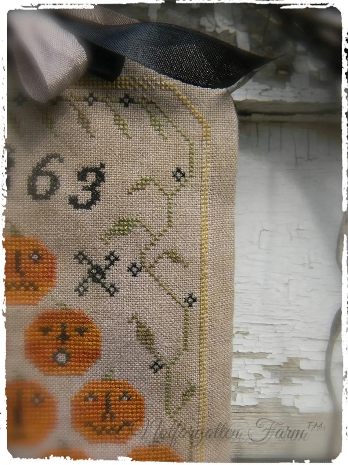 Basket of Jacks - Halloween Cross Stitch Pattern