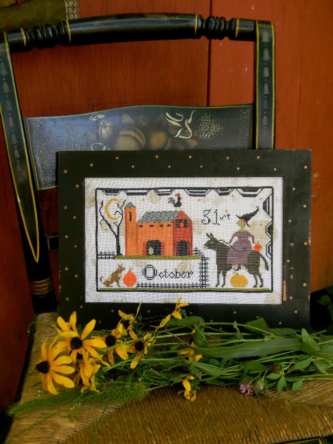 Halloween Barnyard - Cross Stitch Pattern