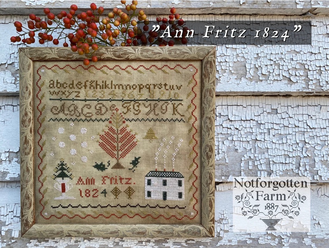 Ann Fritz 1824 - Cross Stitch Pattern