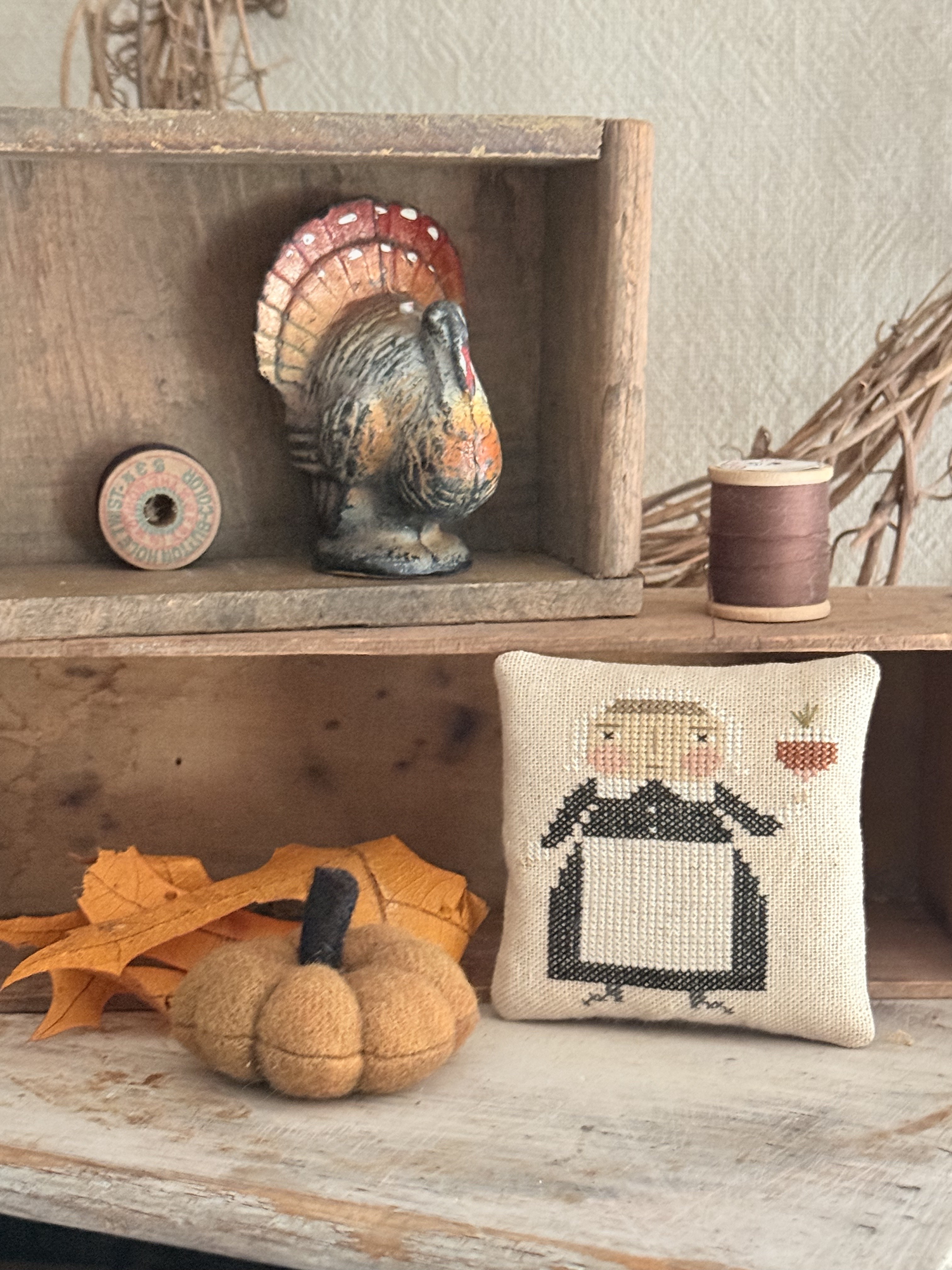 Priscilla 2025 - Thanksgiving Cross Stitch Pattern