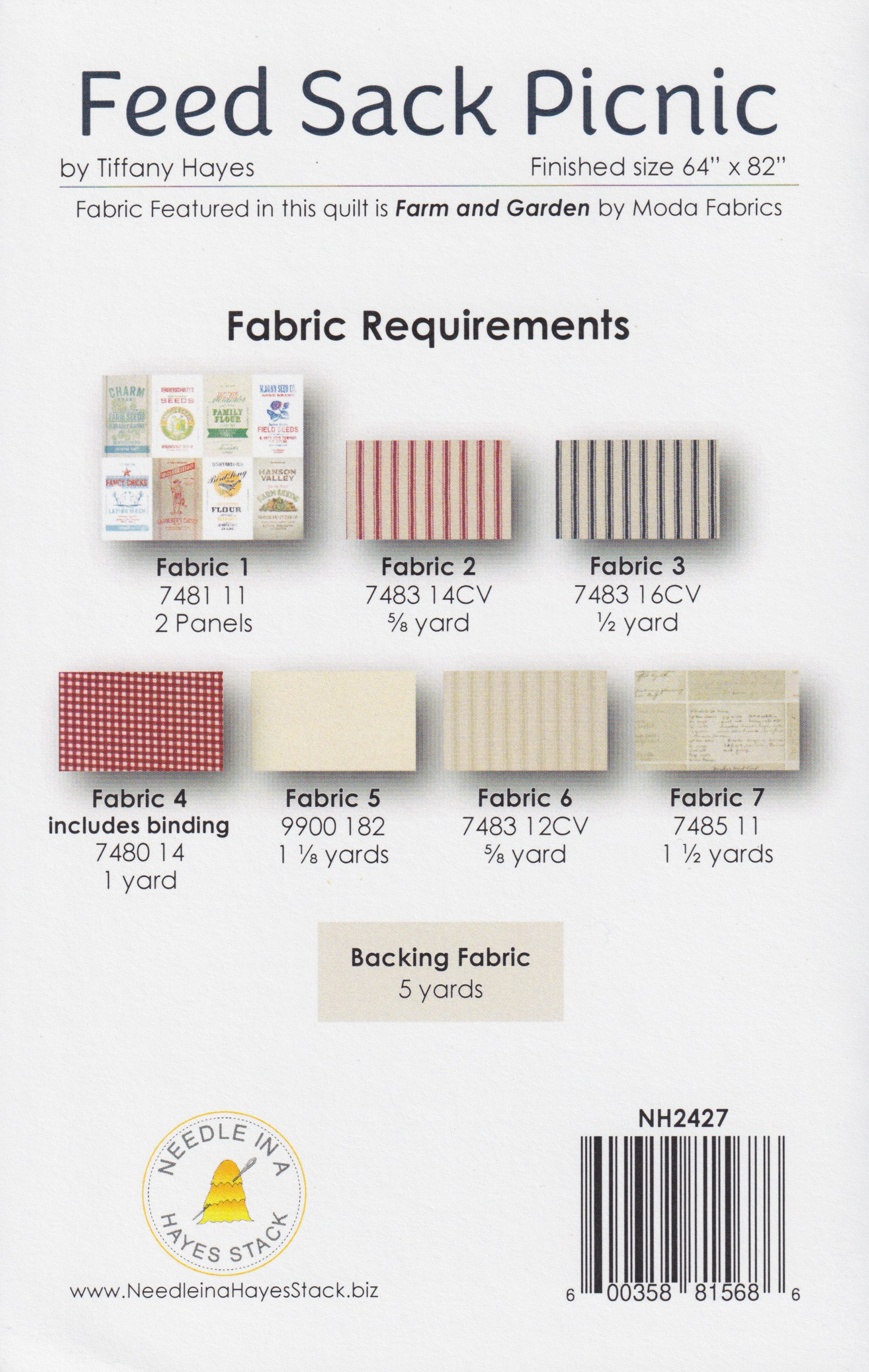 Feed Sack Picnic - Quilt Pattern