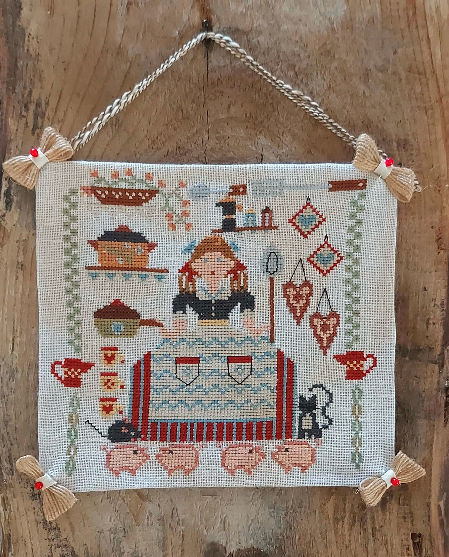 Cooking Girl - Cross Stitch Pattern