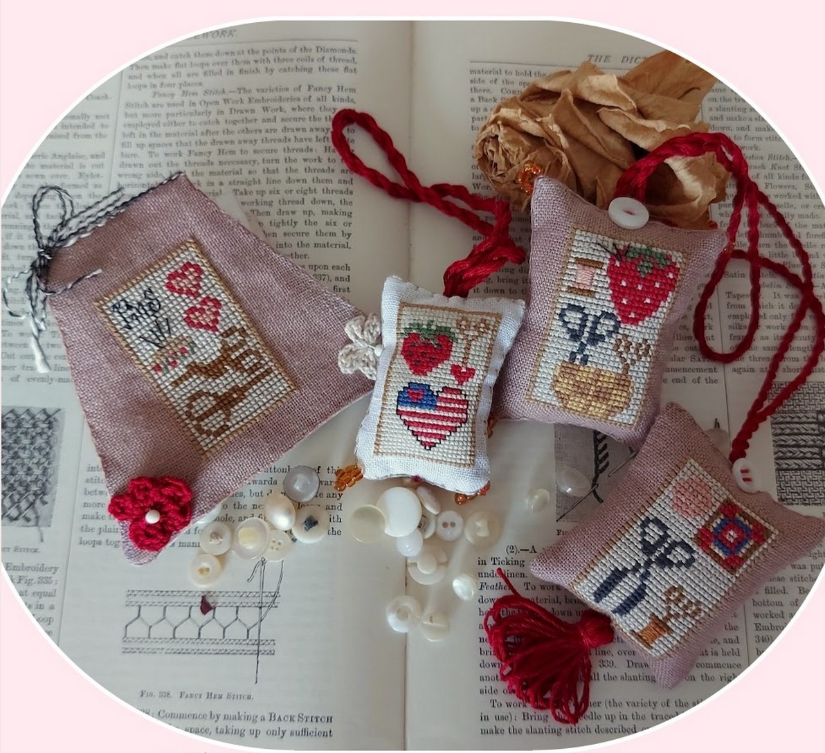 Basket Needlecase - Cross Stitch Pattern