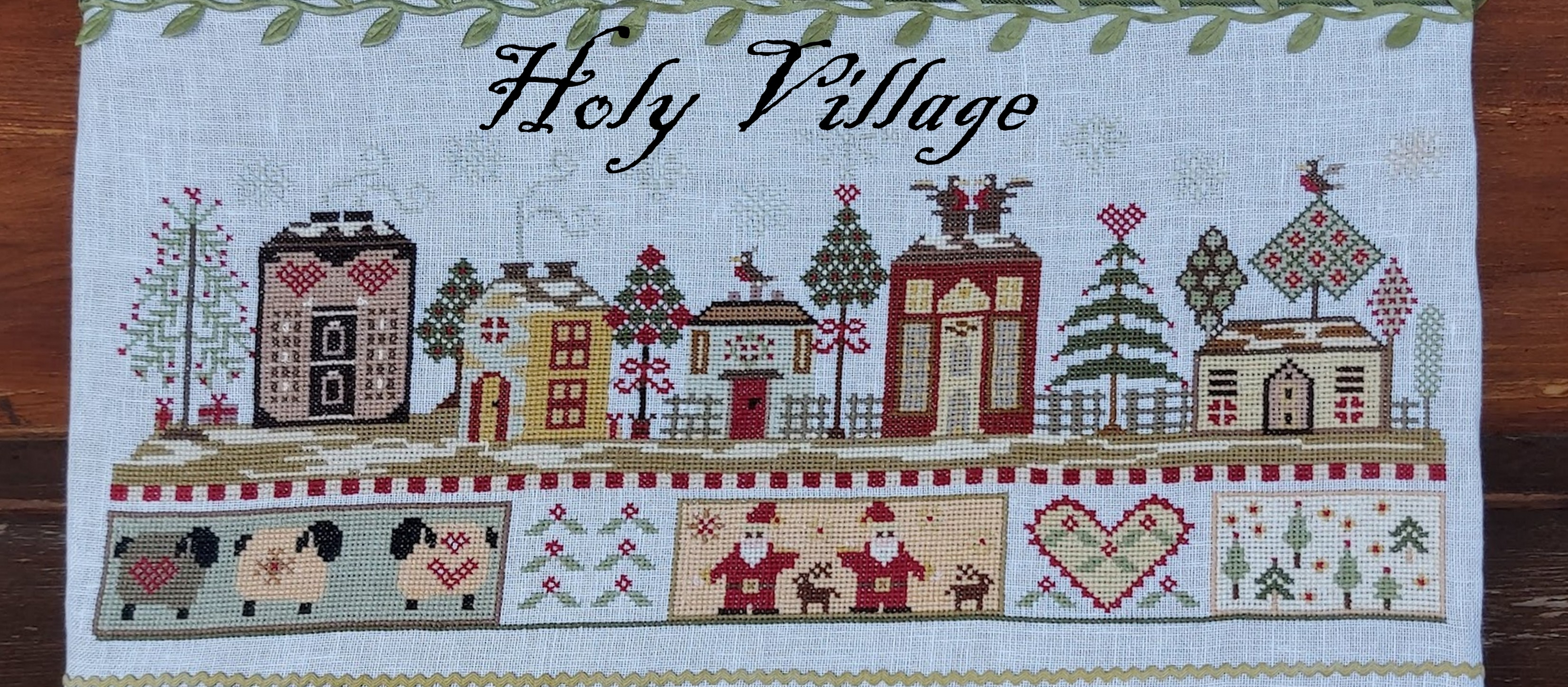 Holy Village - Christmas Cross Stitch Pattern 