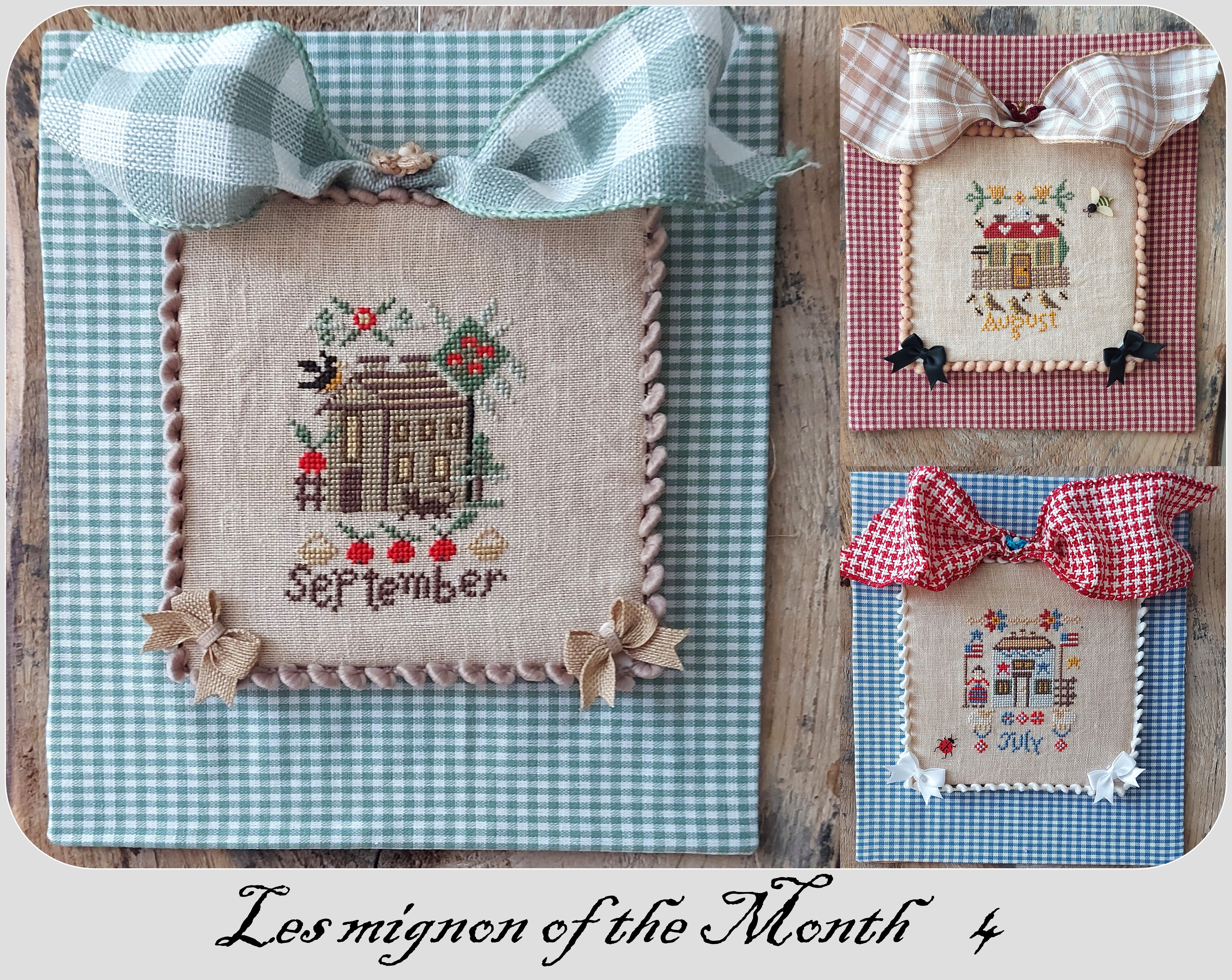 Les Mignon Of the Month 4 - Cross Stitch Pattern