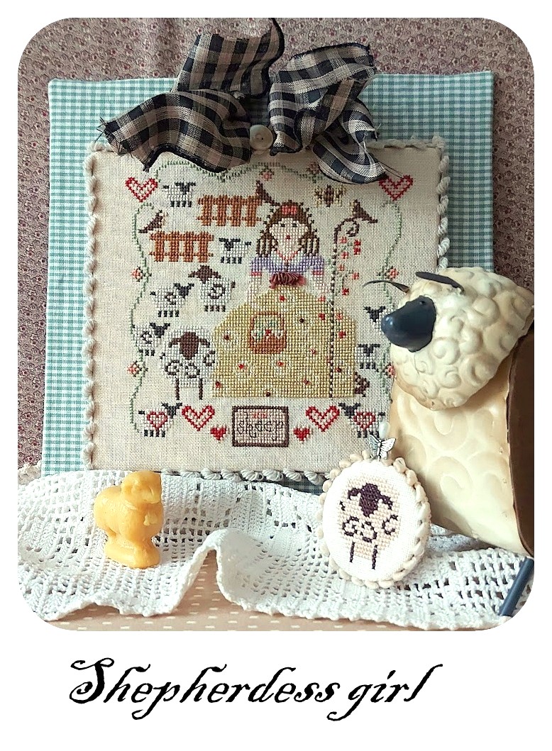 Shepherdess Girl - Cross Stitch Pattern