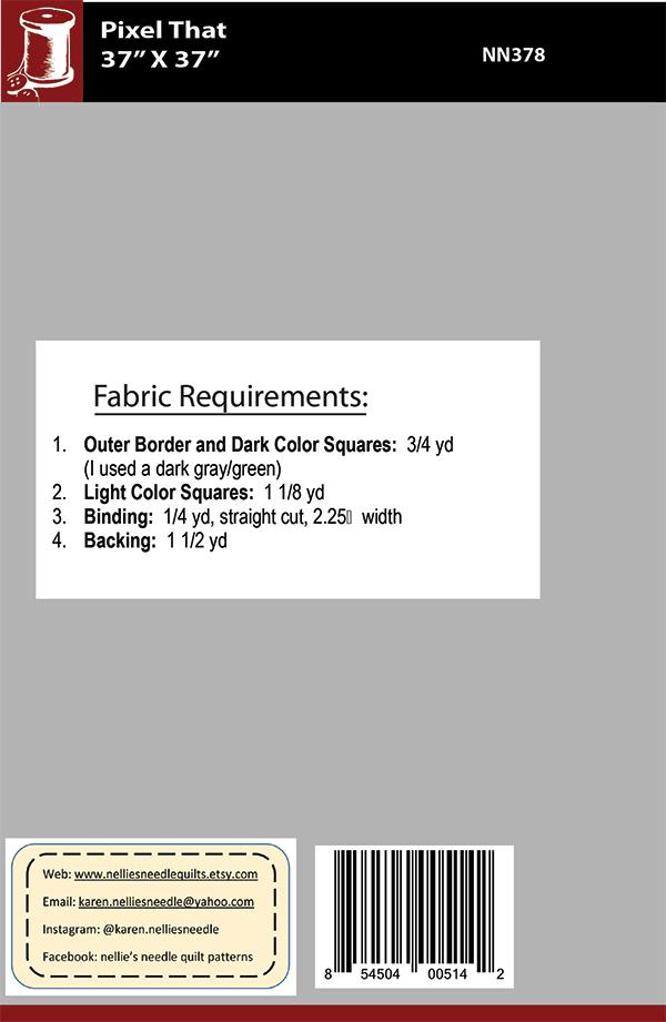 Pixel That - Quilt Pattern