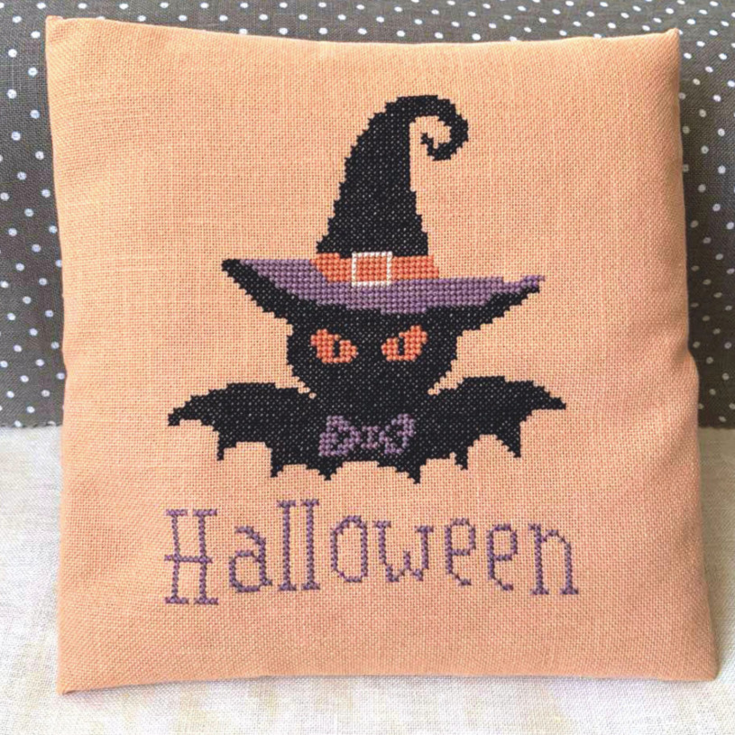 Halloween Kitty -  PDF Cross Stitch Pattern