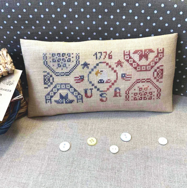 USA Quaker -  Cross Stitch Pattern