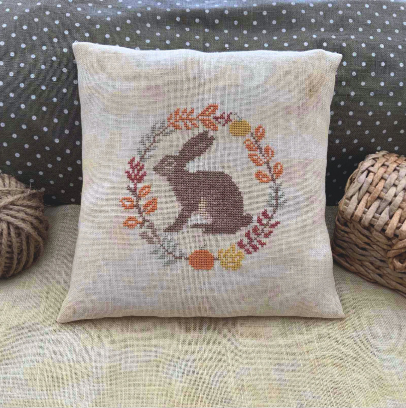 Hare in Autumn - PDF Cross Stitch Pattern