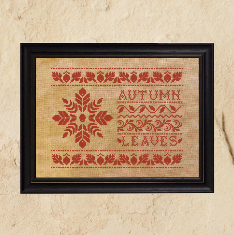 Autumn Leaves - PDF Cross Stitch Pattern