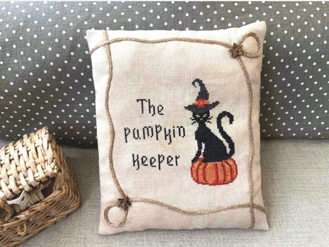 The Pumpkin Keeper - Halloween Cross Stitch Pattern
