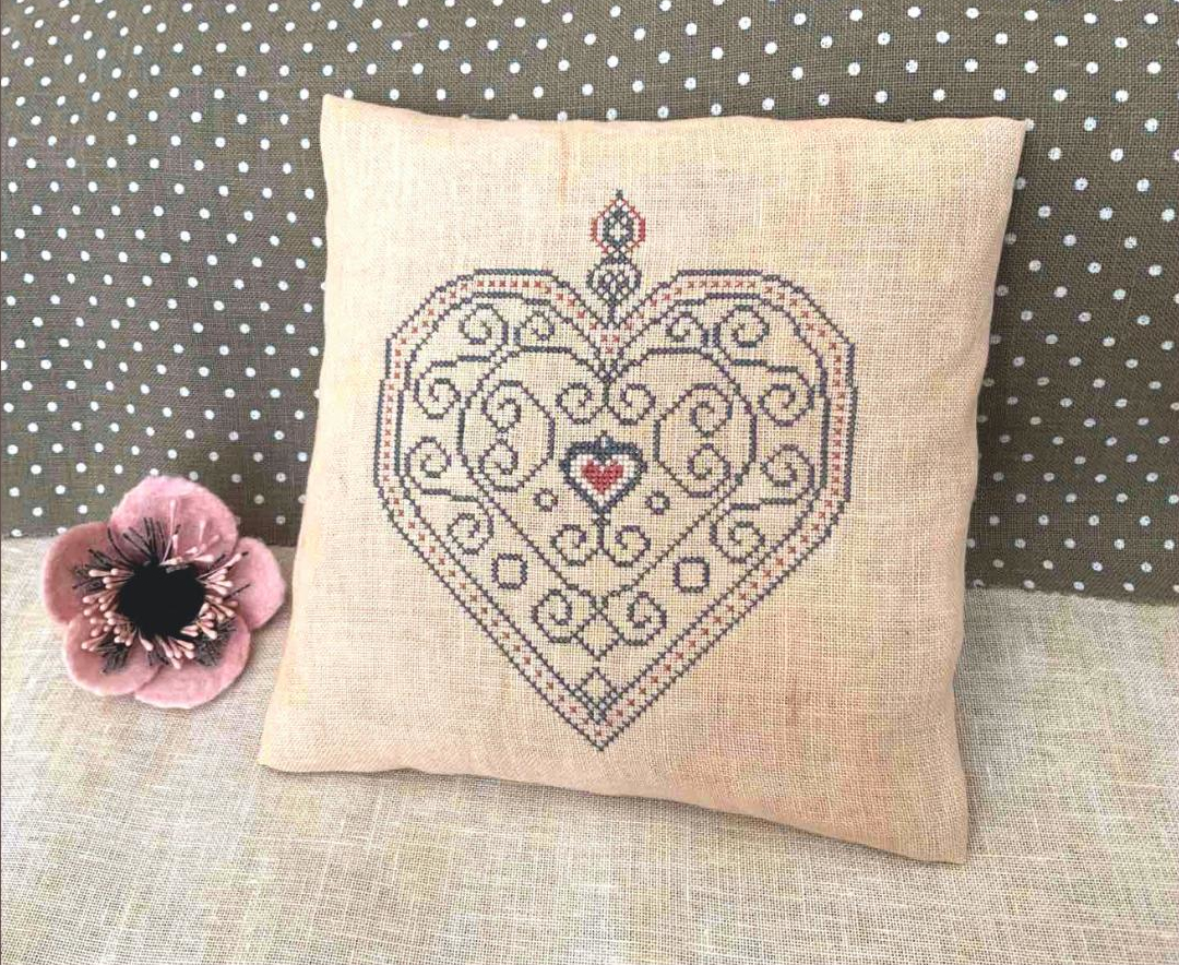 Heart Medallion - PDF Cross Stitch Pattern