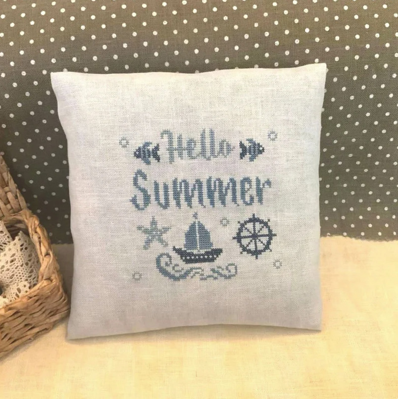 Summer in Blue - PDF Cross Stitch Pattern