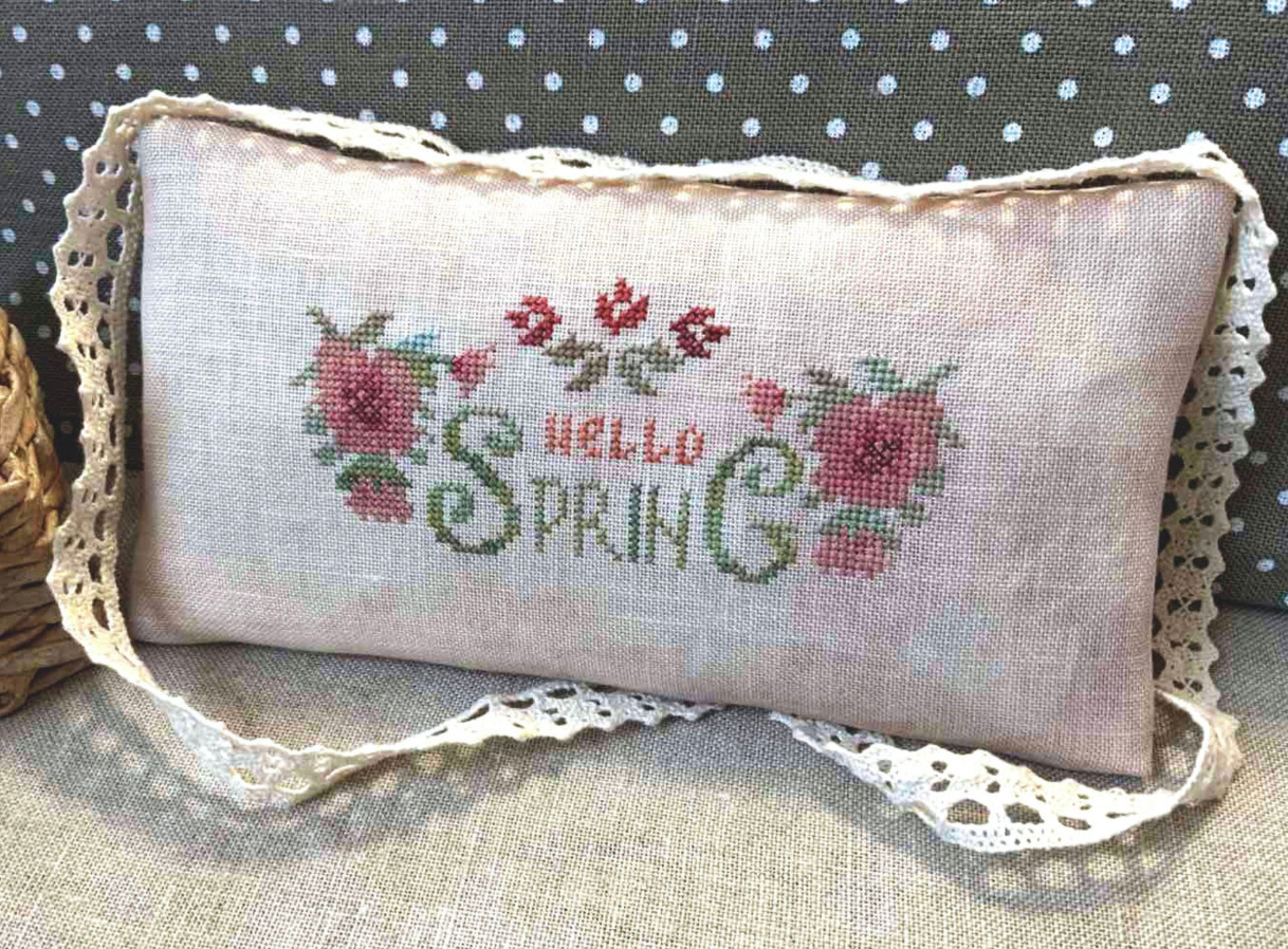 Hello Spring I - Cross Stitch Pattern