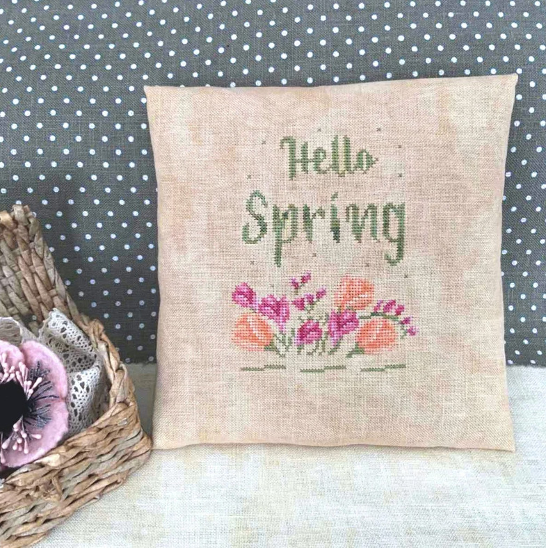 Hello Spring - Cross Stitch Pattern